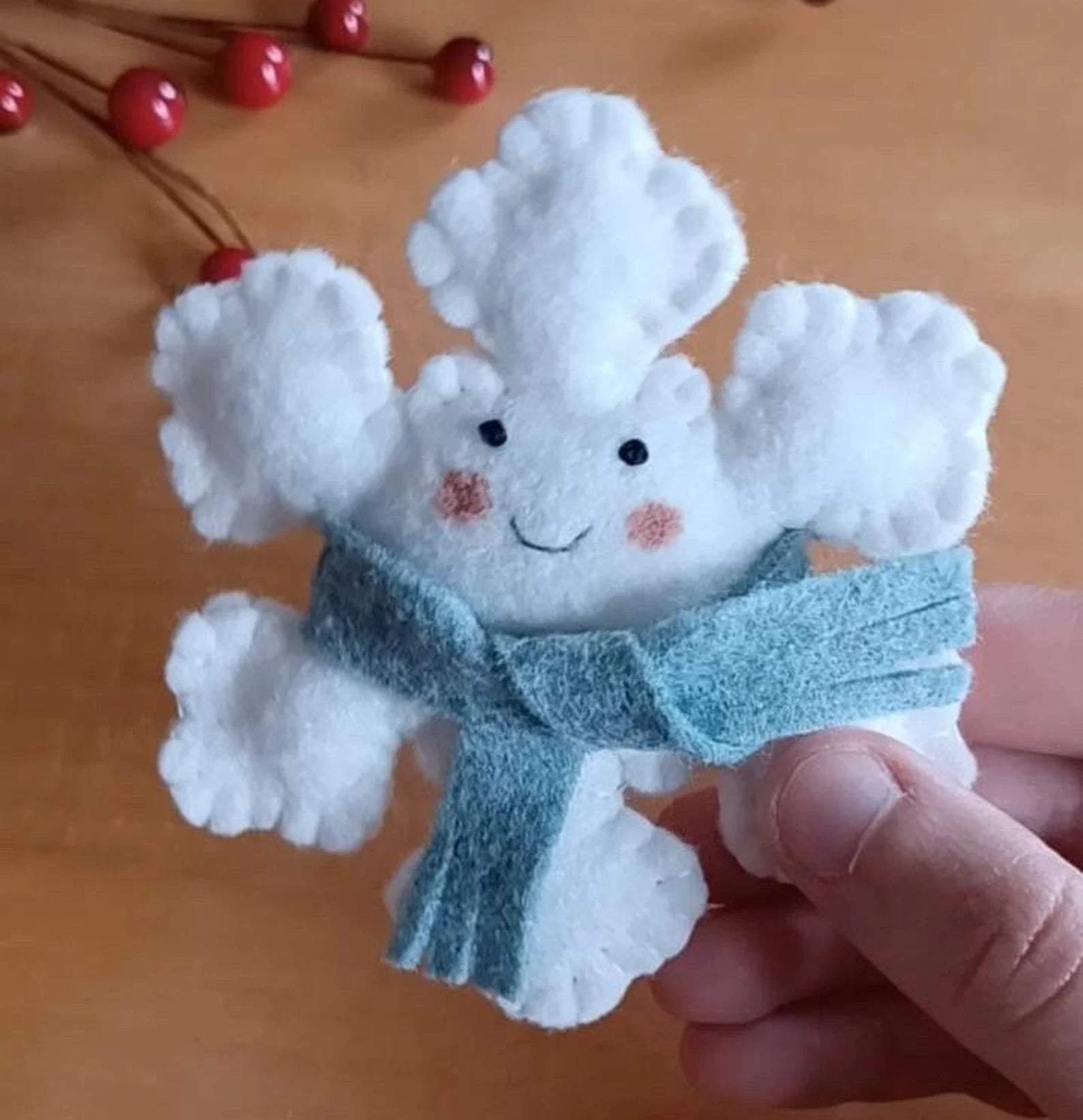 PDF Snowflake Pattern - DIGITAL - Felt Happy SewingPDF Snowflake Pattern - DIGITAL