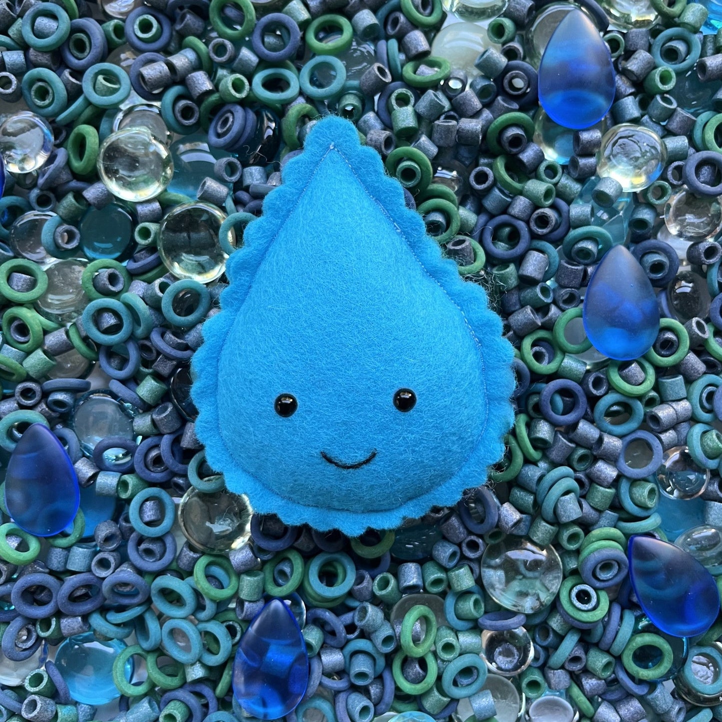 PDF Raindrop Pattern - DIGITAL - Felt Happy SewingPDF Raindrop Pattern - DIGITAL