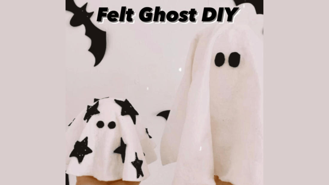 Halloween DIY: Fabric Ghosts - Felt Happy Sewing