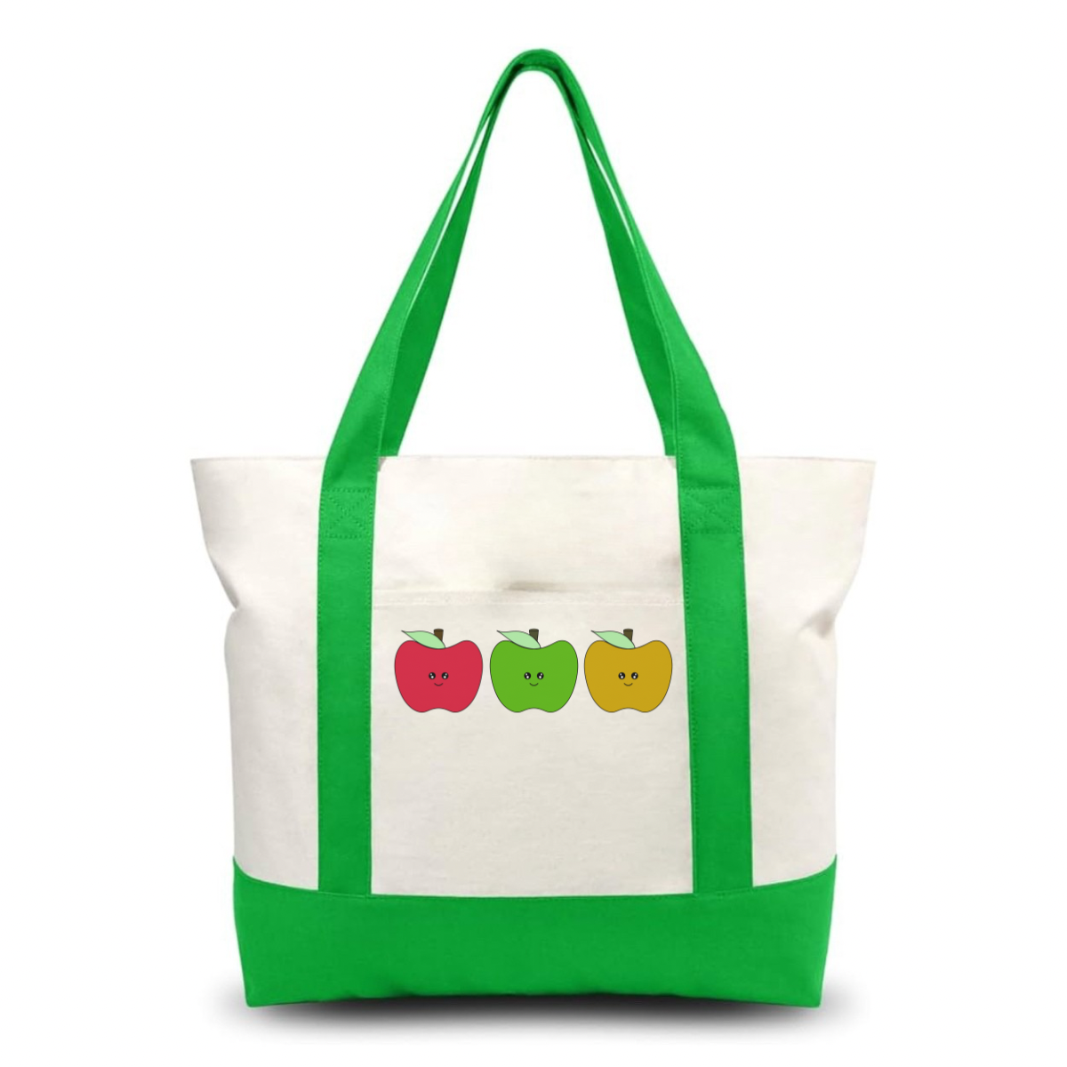 Apple Pal Canvas Tote Bag