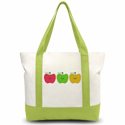 Apple Pal Canvas Tote Bag