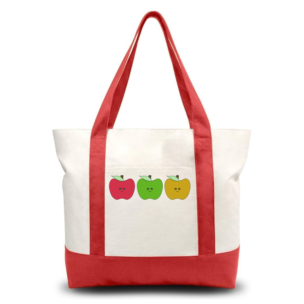 Apple Pal Canvas Tote Bag