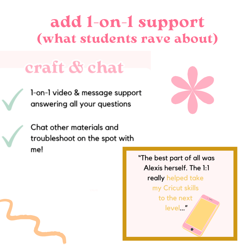 Craft & Chat: 1-on-1 Support