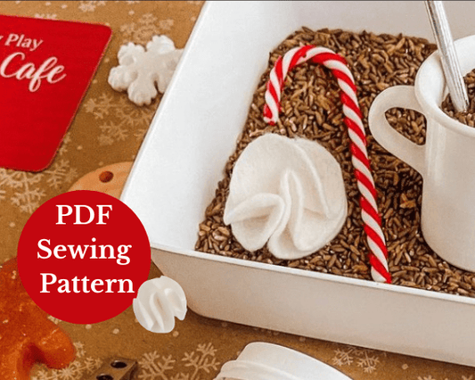 PDF Whipped Cream Pattern - DIGITAL - Felt Happy SewingPDF Whipped Cream Pattern - DIGITAL